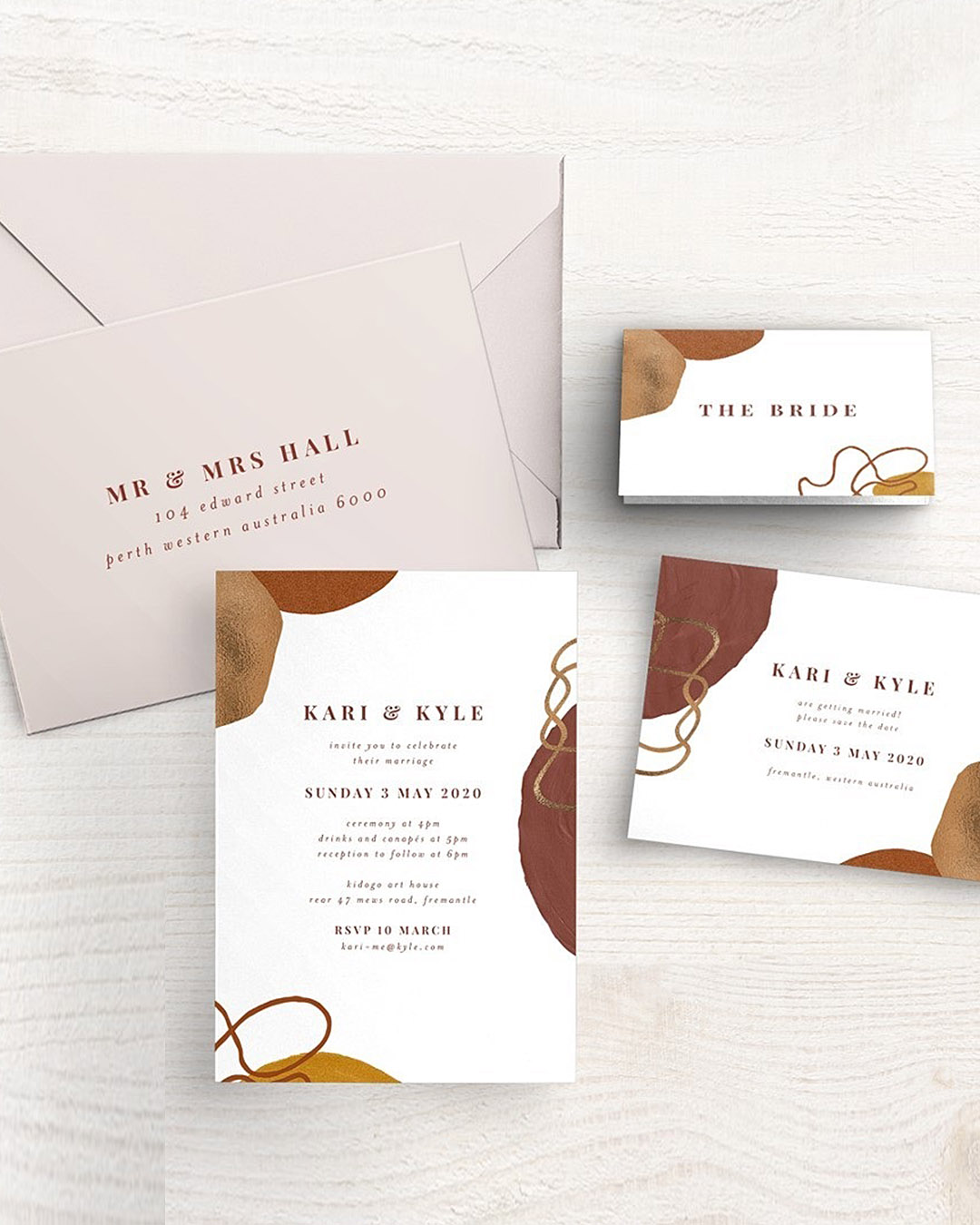 Modern Wedding Invitations