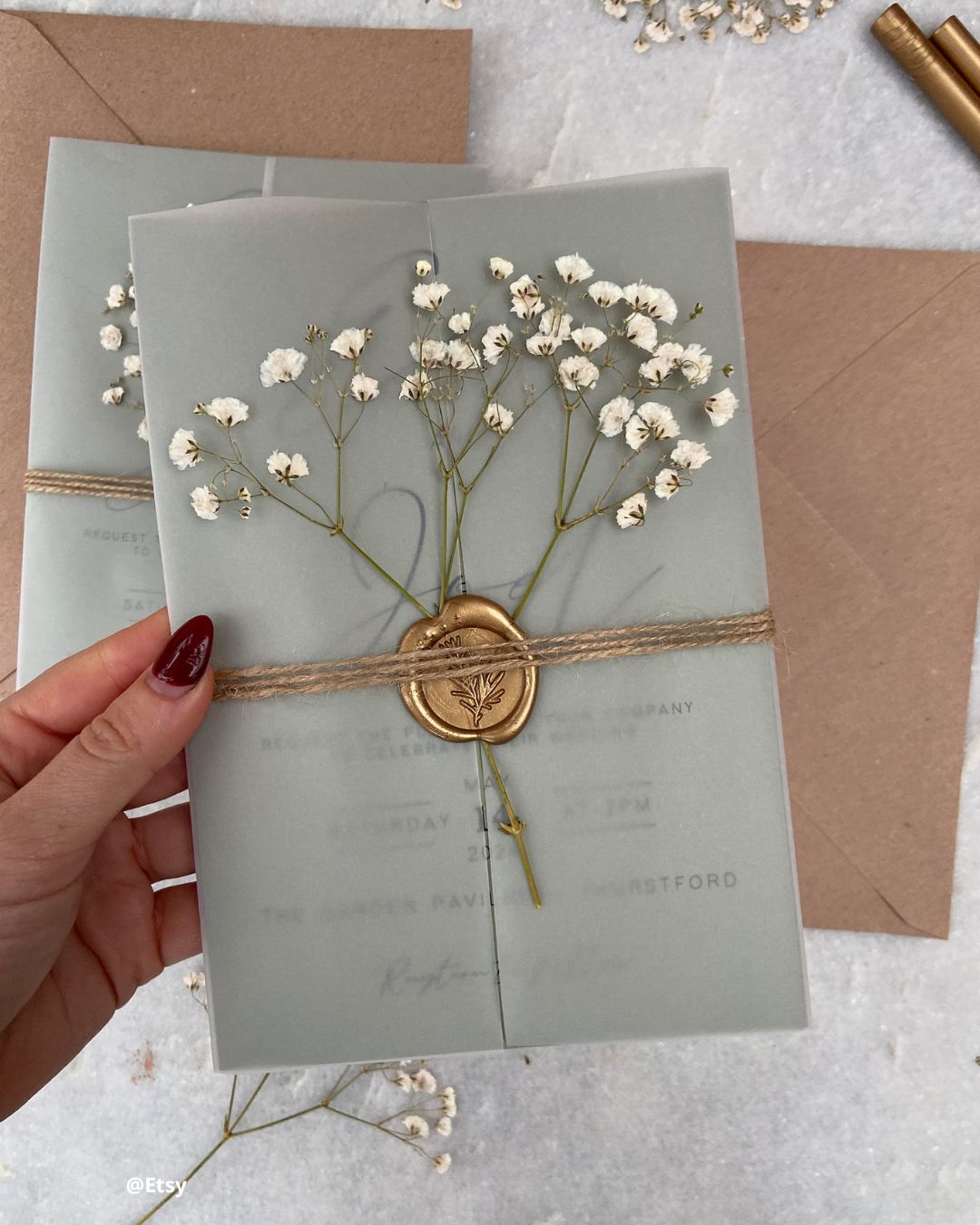 Rustic Wedding Invitations Colors