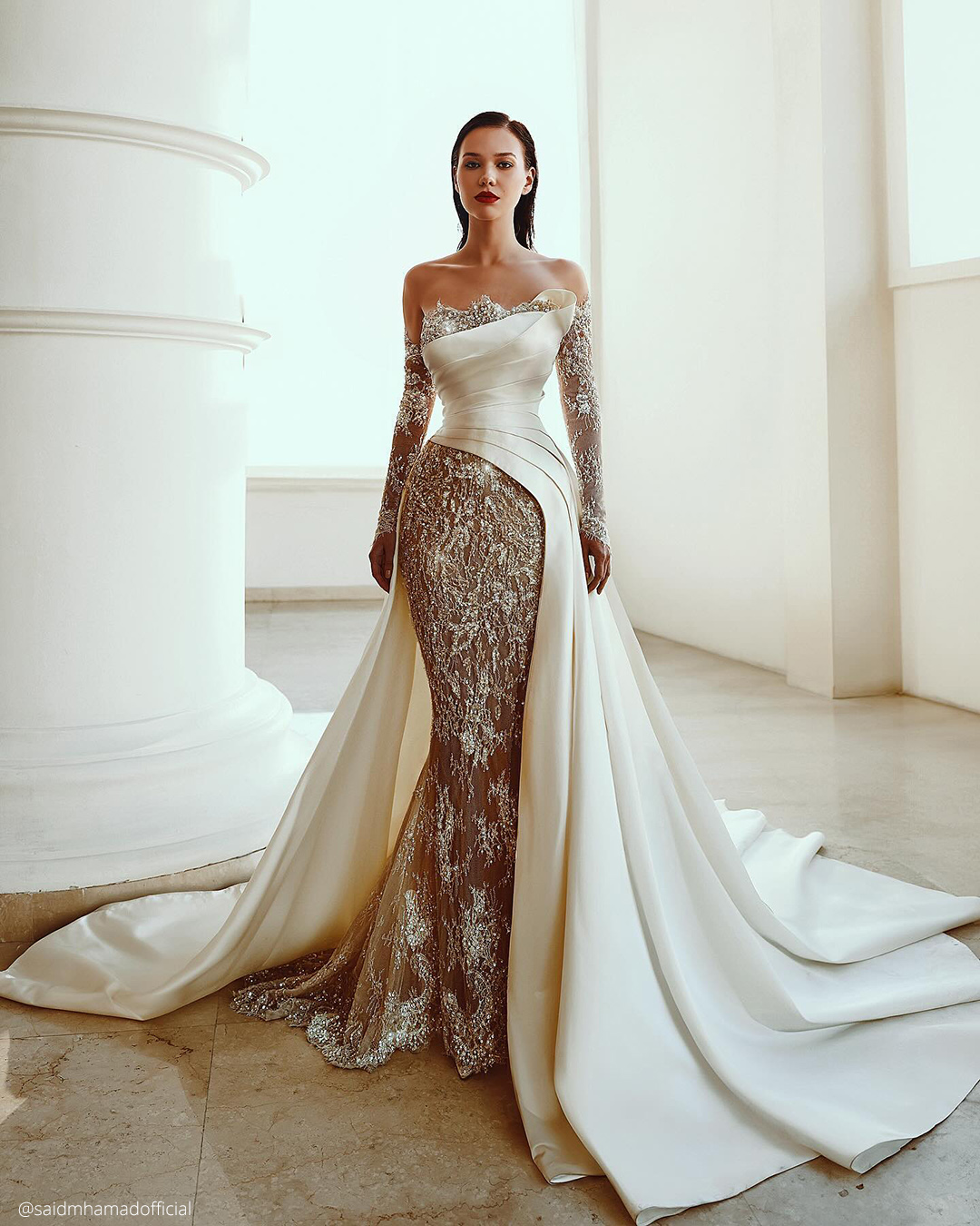 Bling Mermaid Wedding Dresses