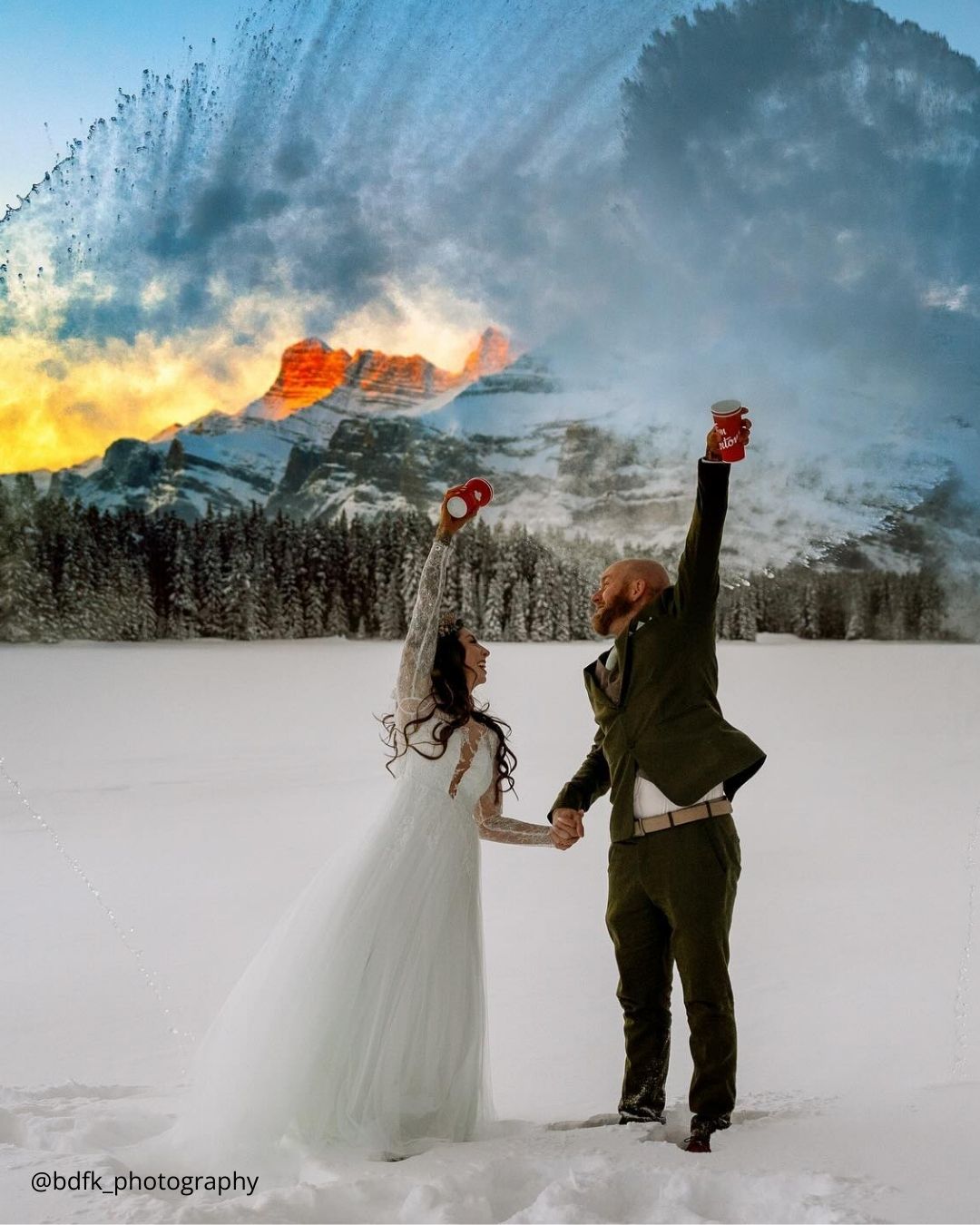 Wedding Outdoor Photos near a Lake