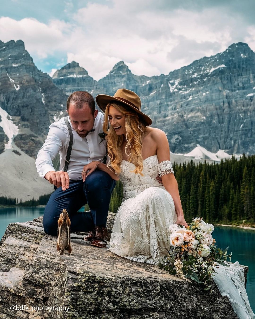 Wedding Outdoor Photos near a Lake