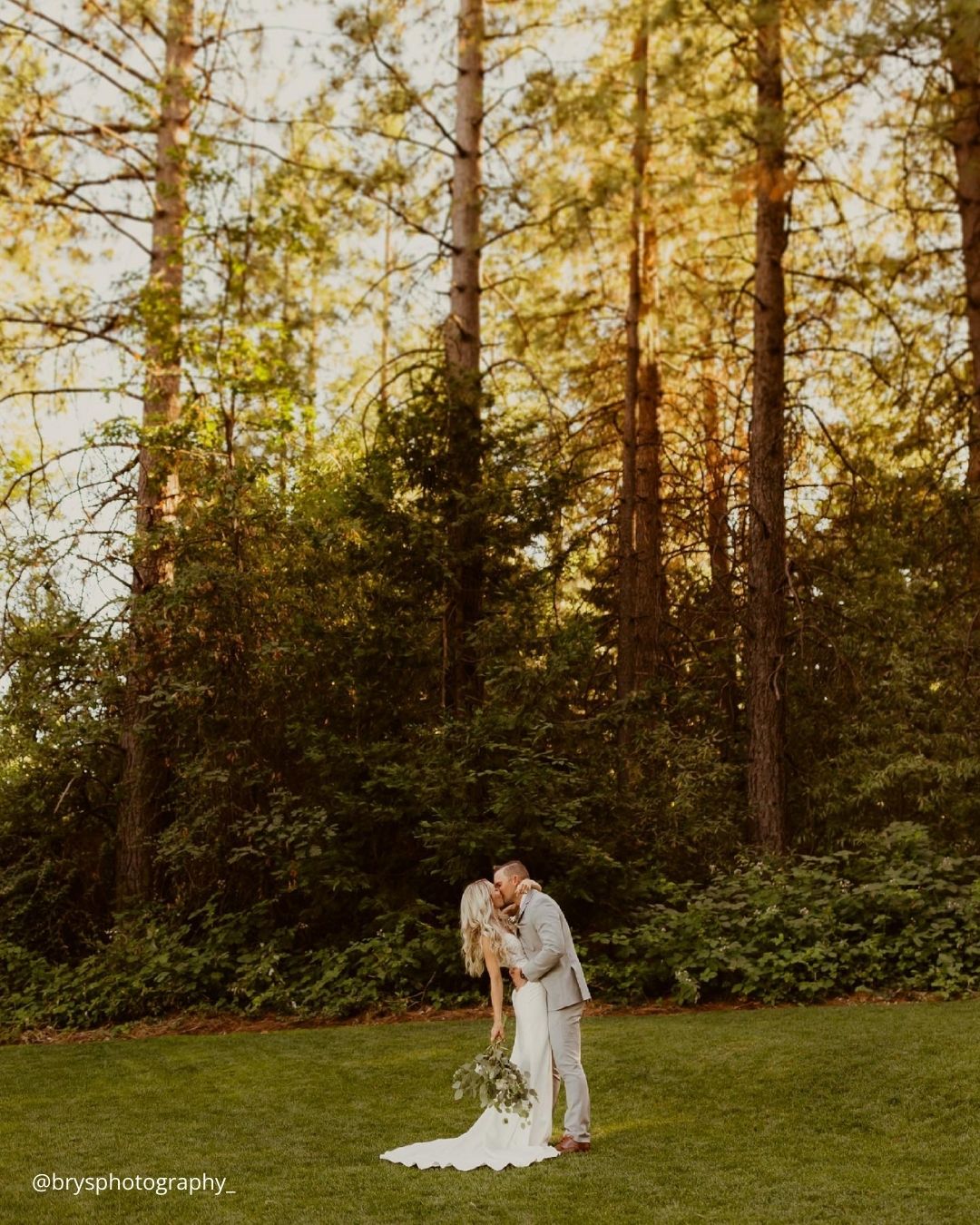 Wedding Day Photos In the Wood