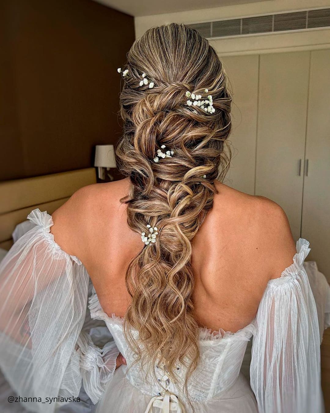 Medium Length Hair Rustic Wedding Hairstyles