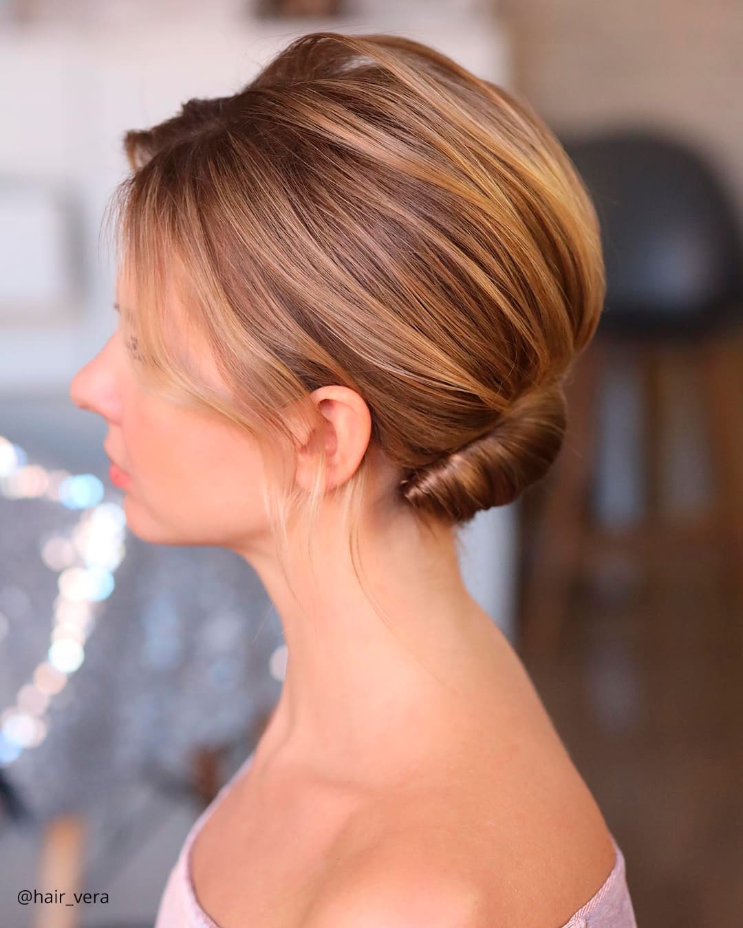 Rustic Wedding Hair with Flowers