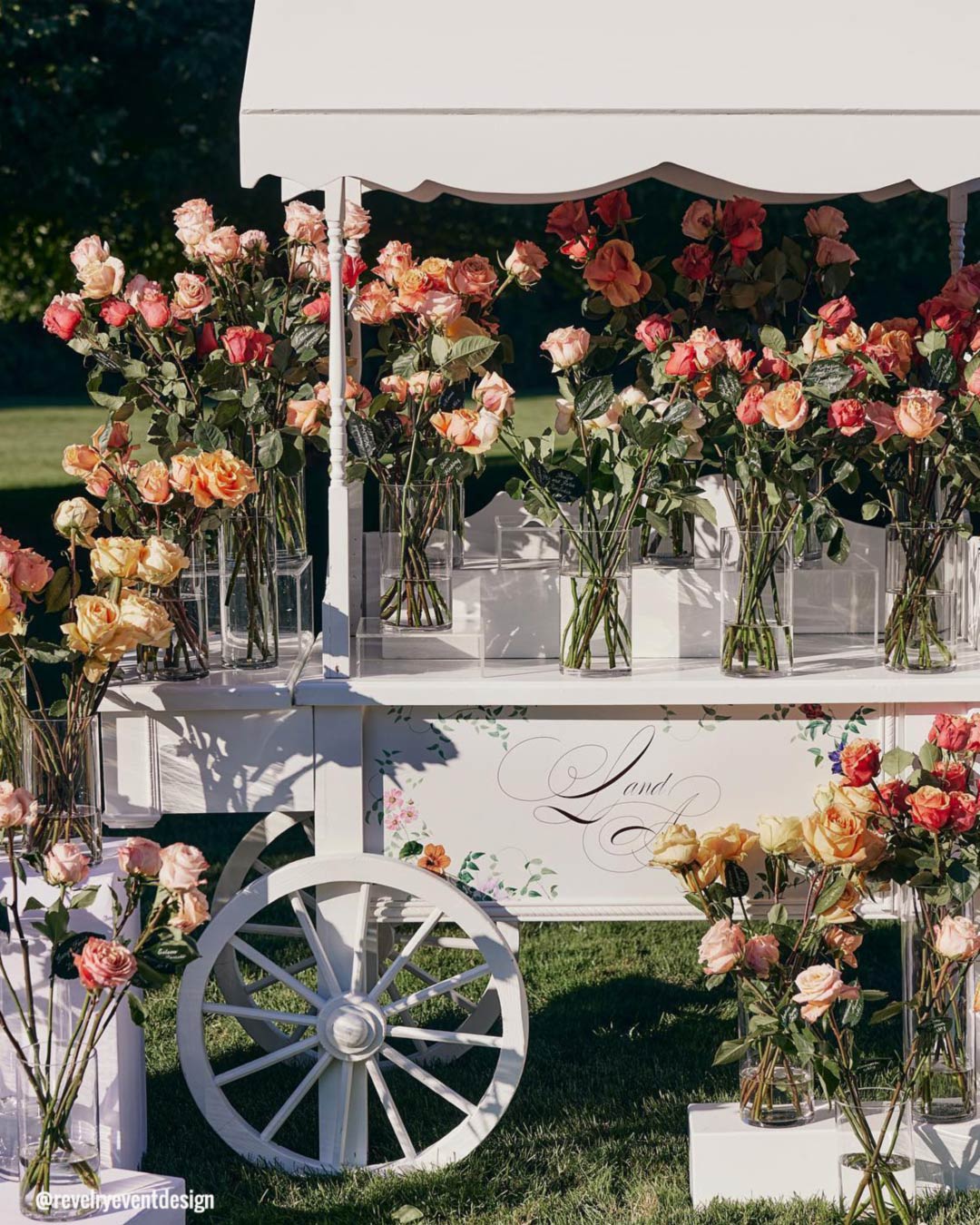 Flower Stairs Decor