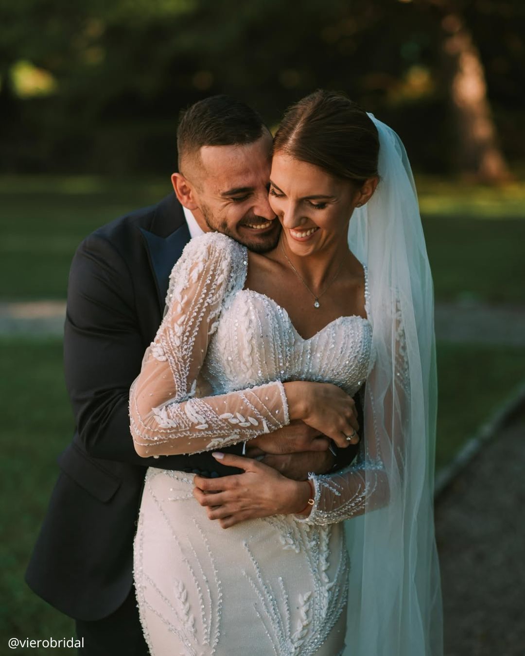 wedding photos happy brides tender cute photos hugging smiling vierobridal