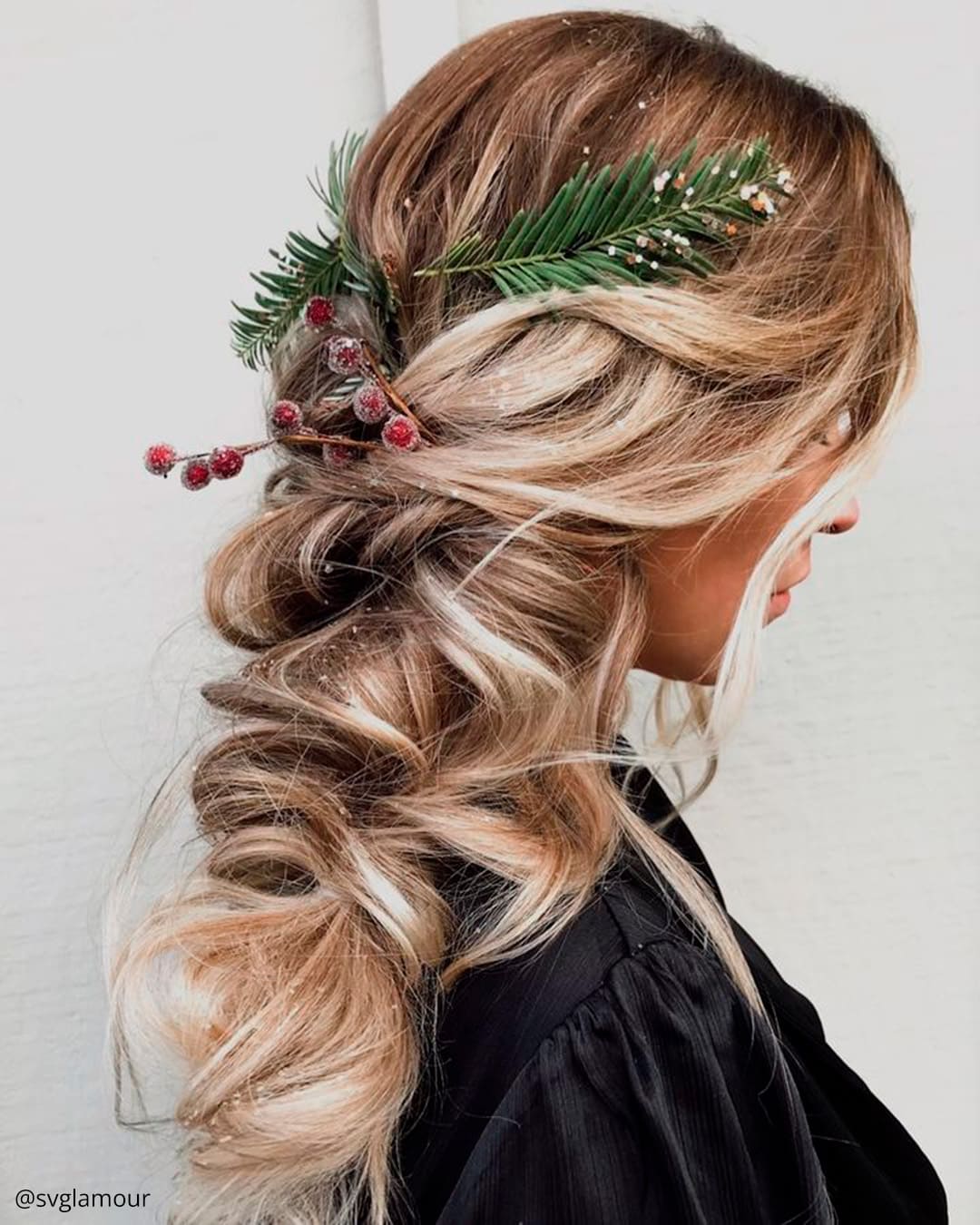 Winter Wedding Hairstyles With Veil