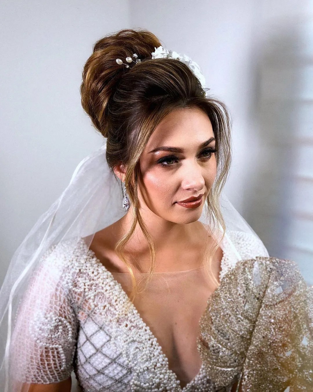 Bridesmaid Hairstyles Winter Wedding