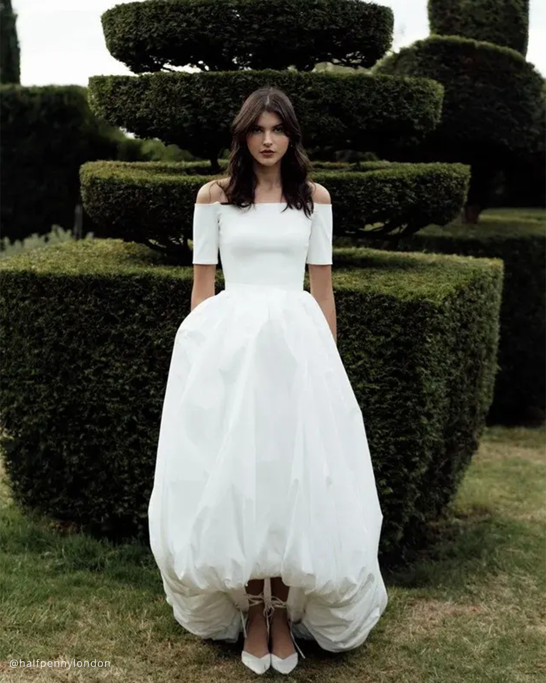 Casual Tea Length Bridal Gowns