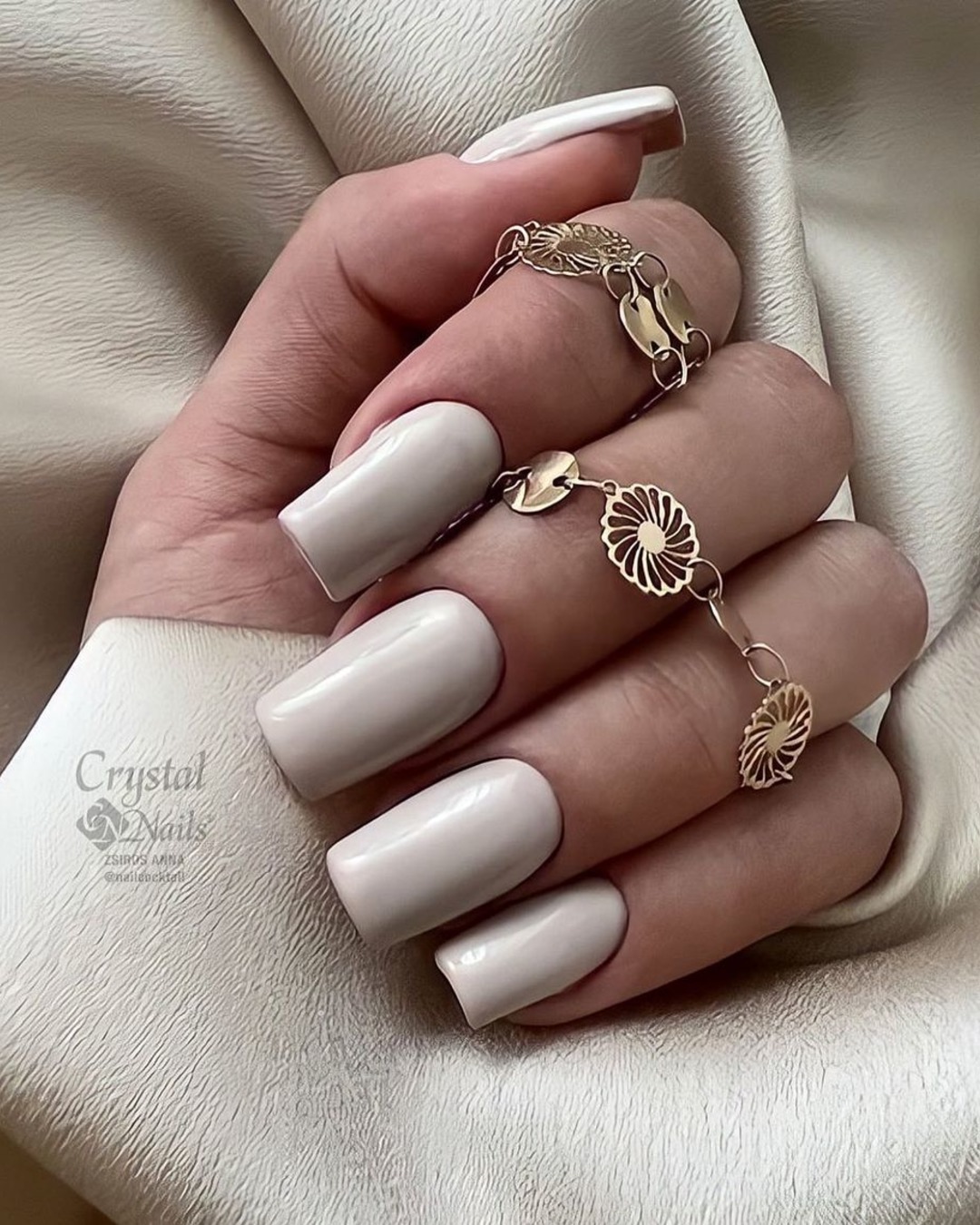 Almond Wedding Guests Nails