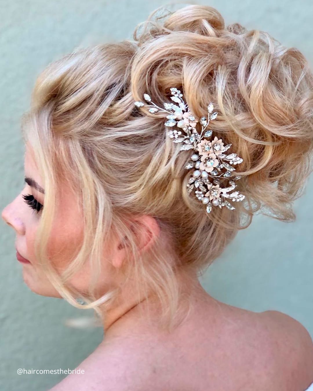 Wedding Updos For Curly Hair