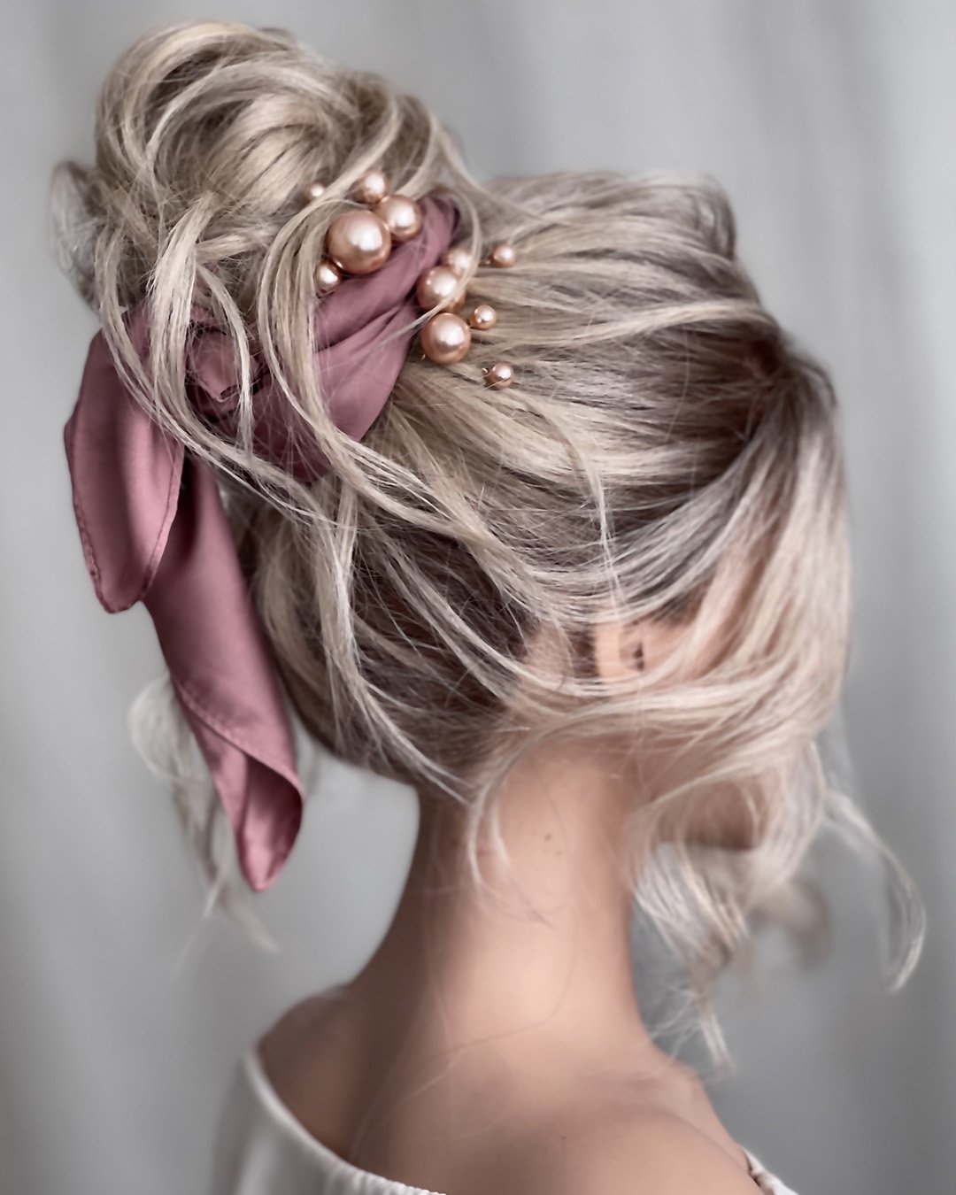 Low Bun For Thin Hair