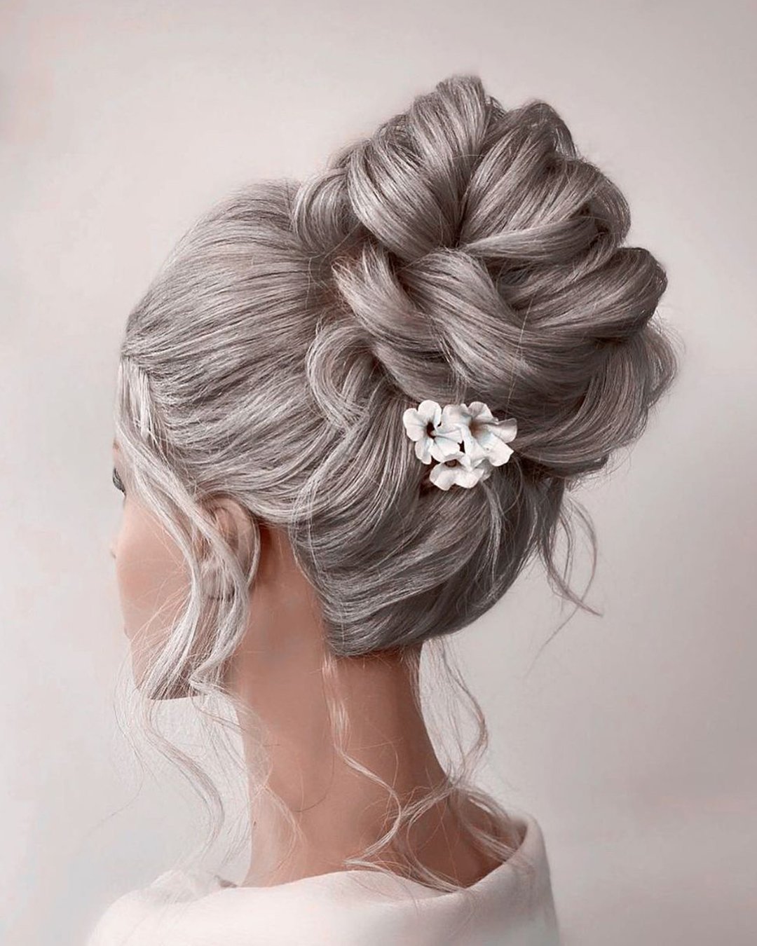Low Bun For Thin Hair