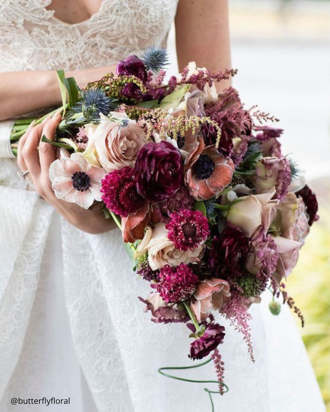 Rustic Winter Wedding Bouquets