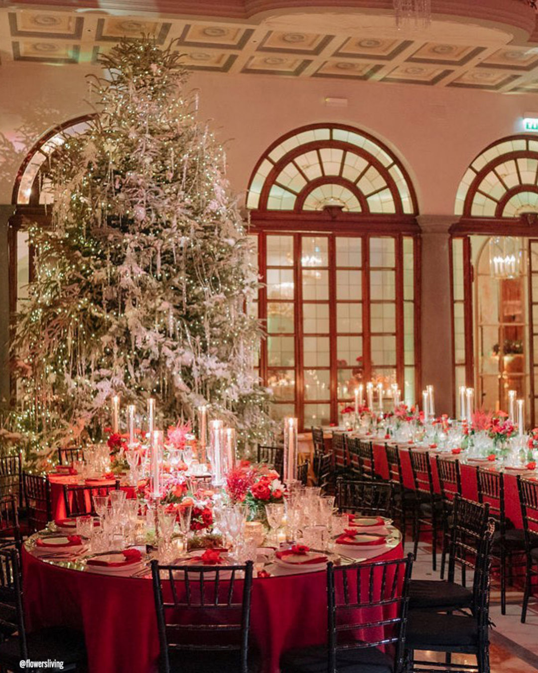 Winter Decorations For Reception Hall
