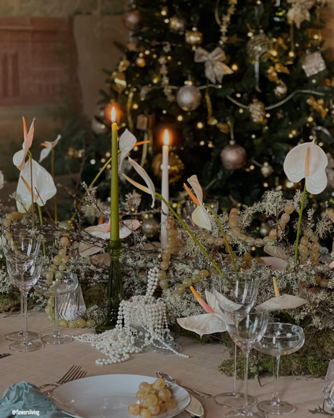 Winter Wedding Centerpieces