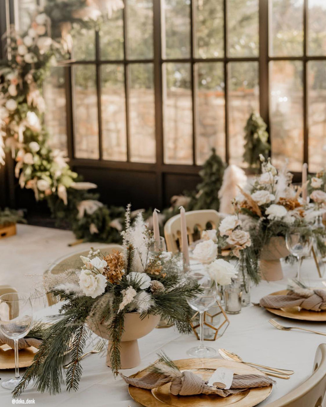 Winter Place Setting Decor