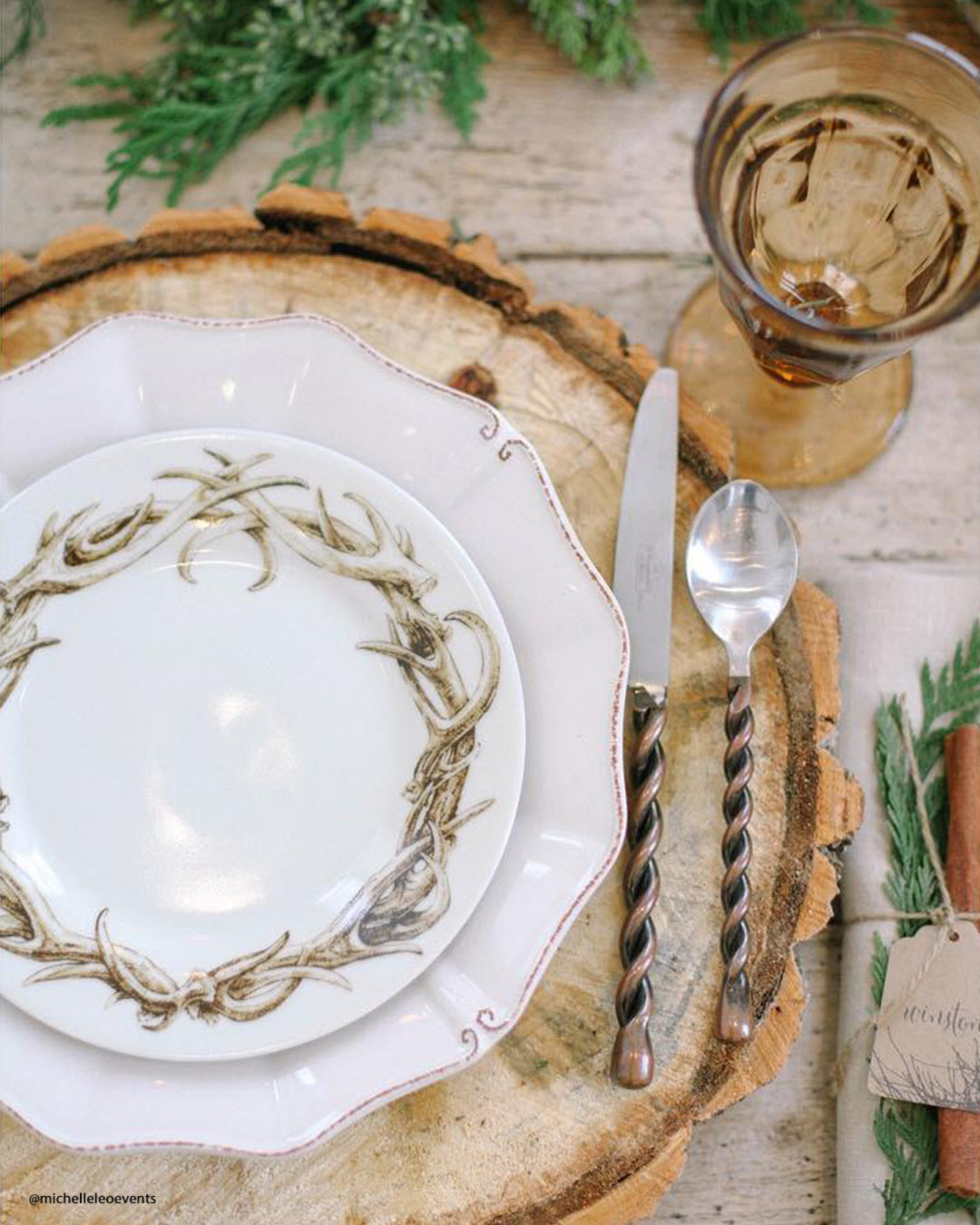 Rustic Decorations for Winter Wedding