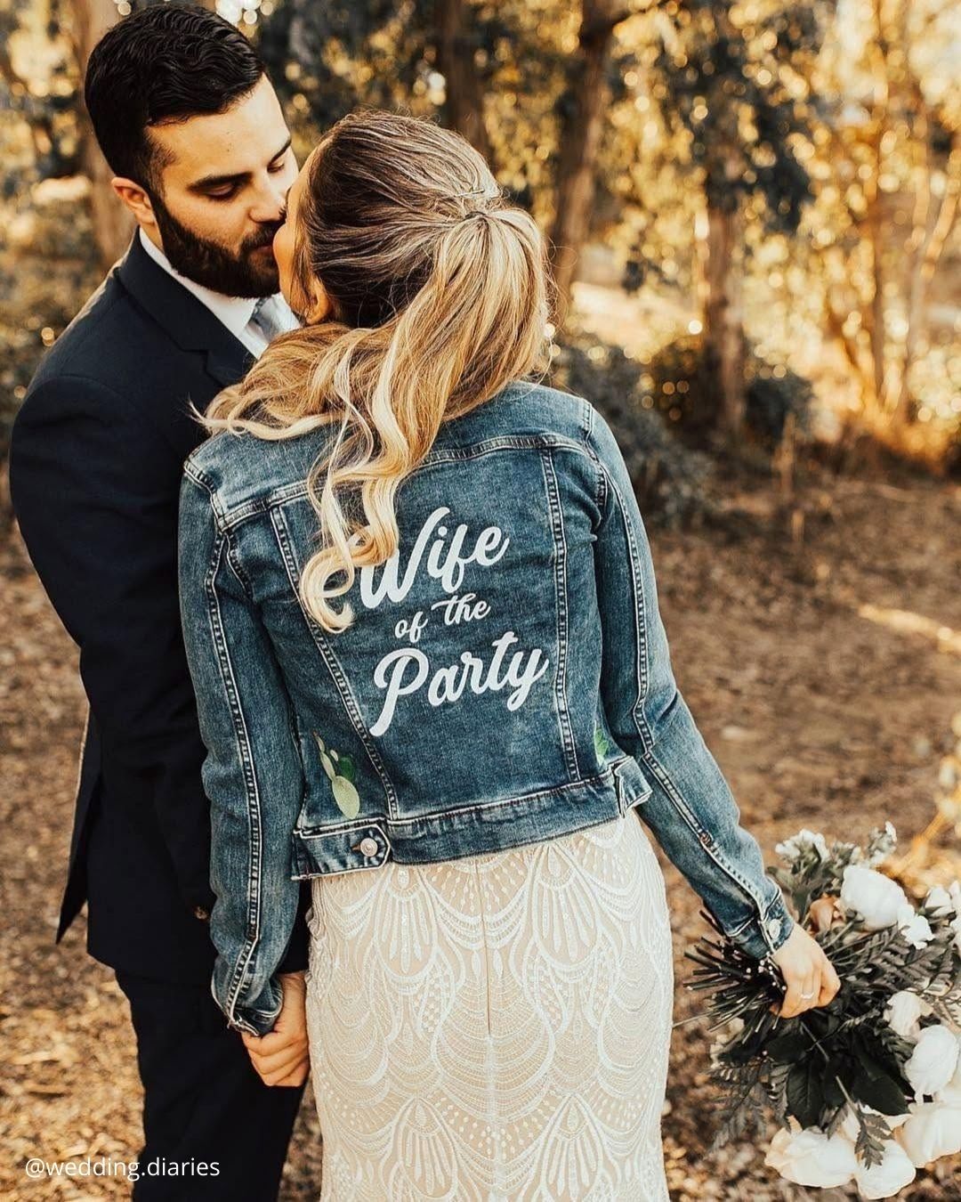 Bride Tribe In Custom Denim Jackets