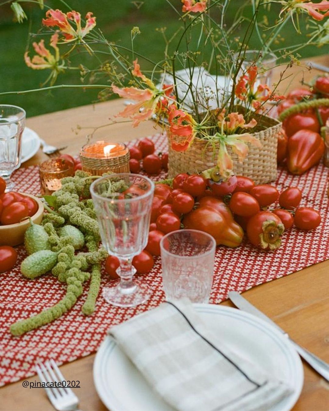 Spring Wedding Table Decor