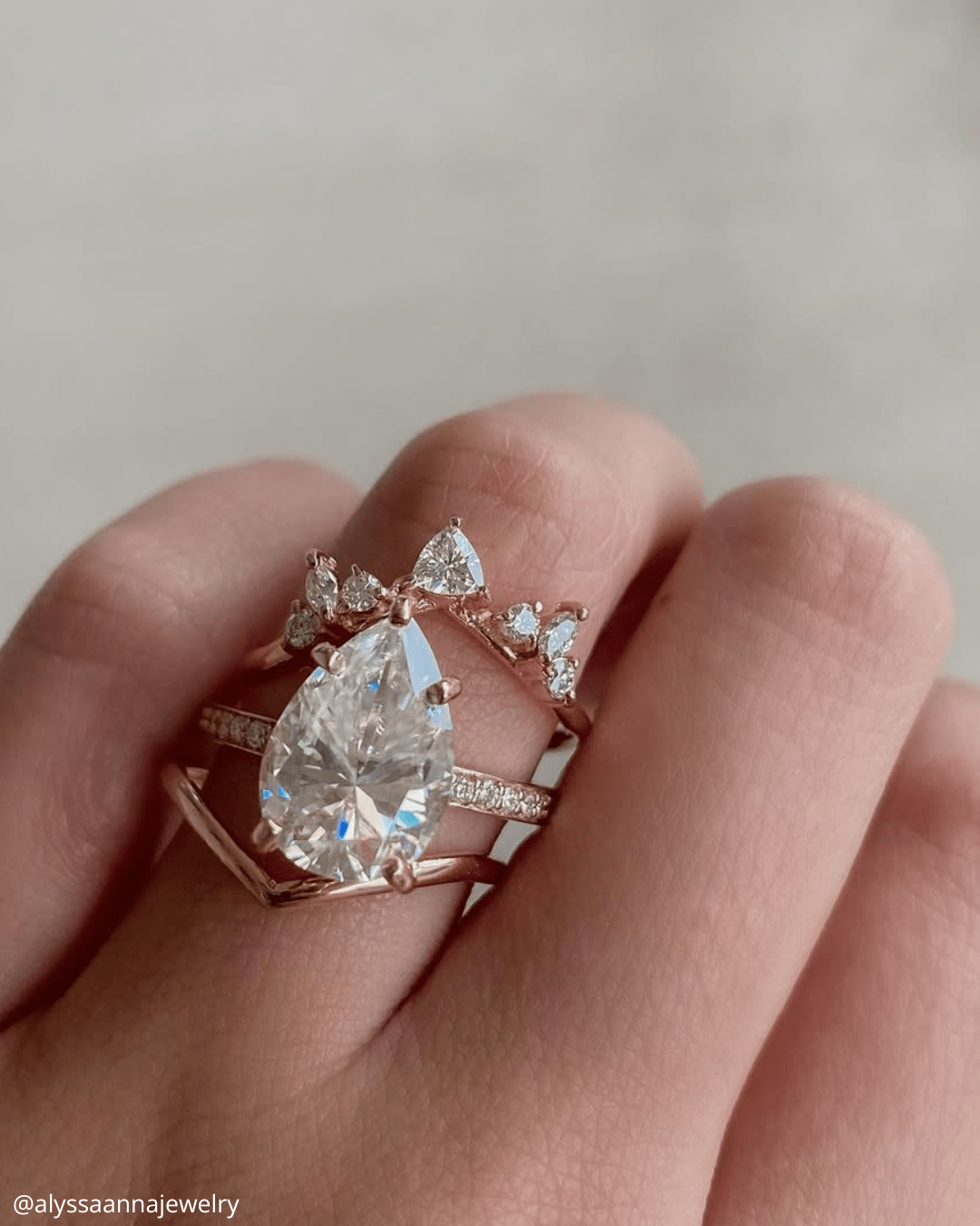 Rose Gold Vintage Bridal Sets