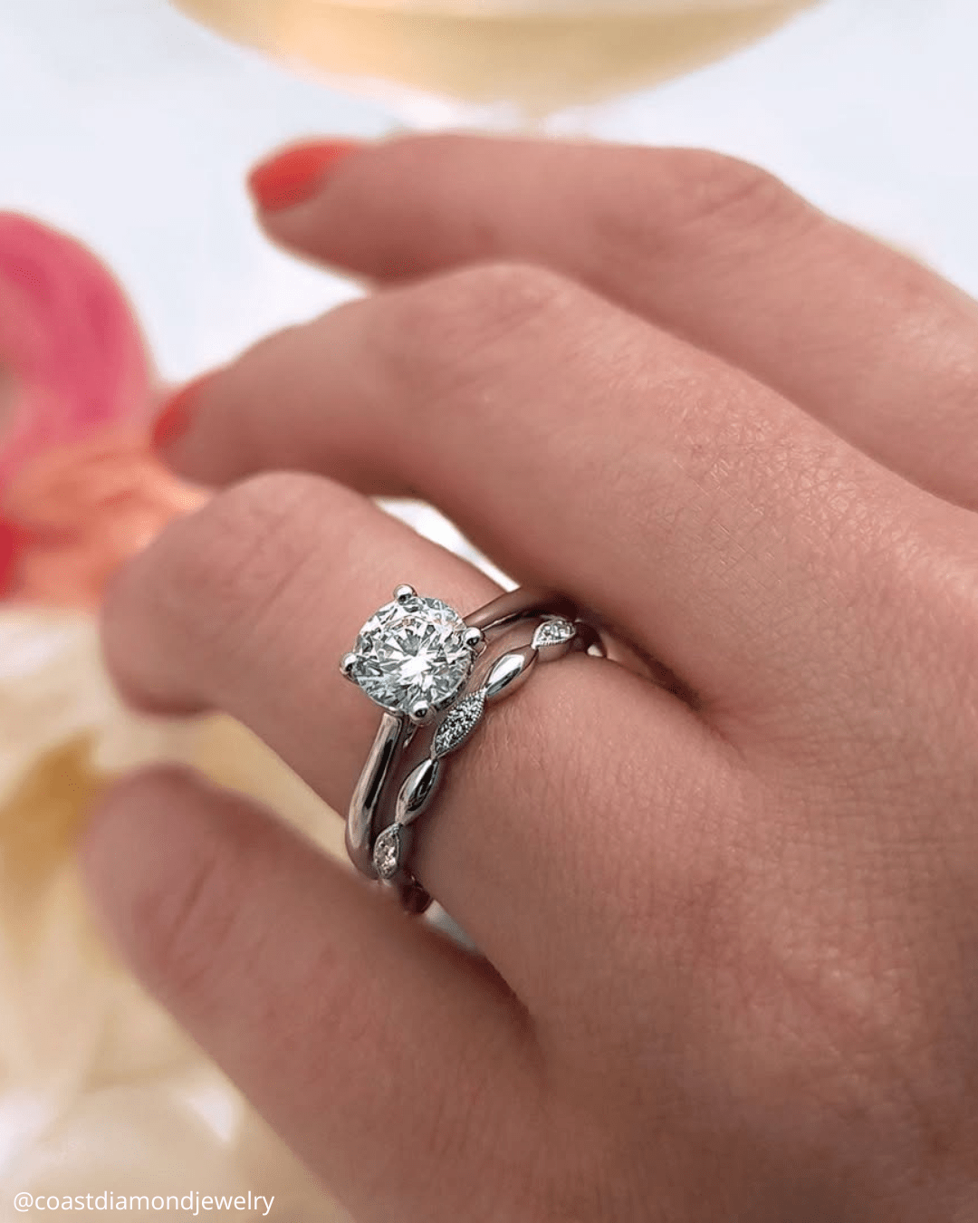 Round Cut Rings In Sets