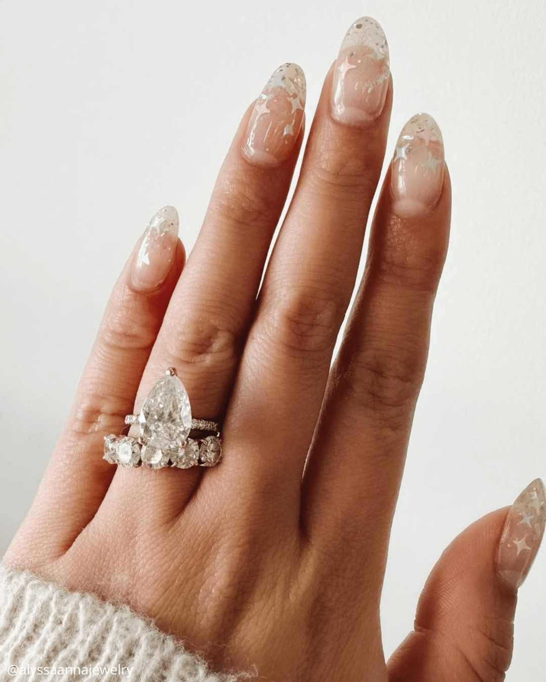 Modern Diamond Wedding Ring Sets