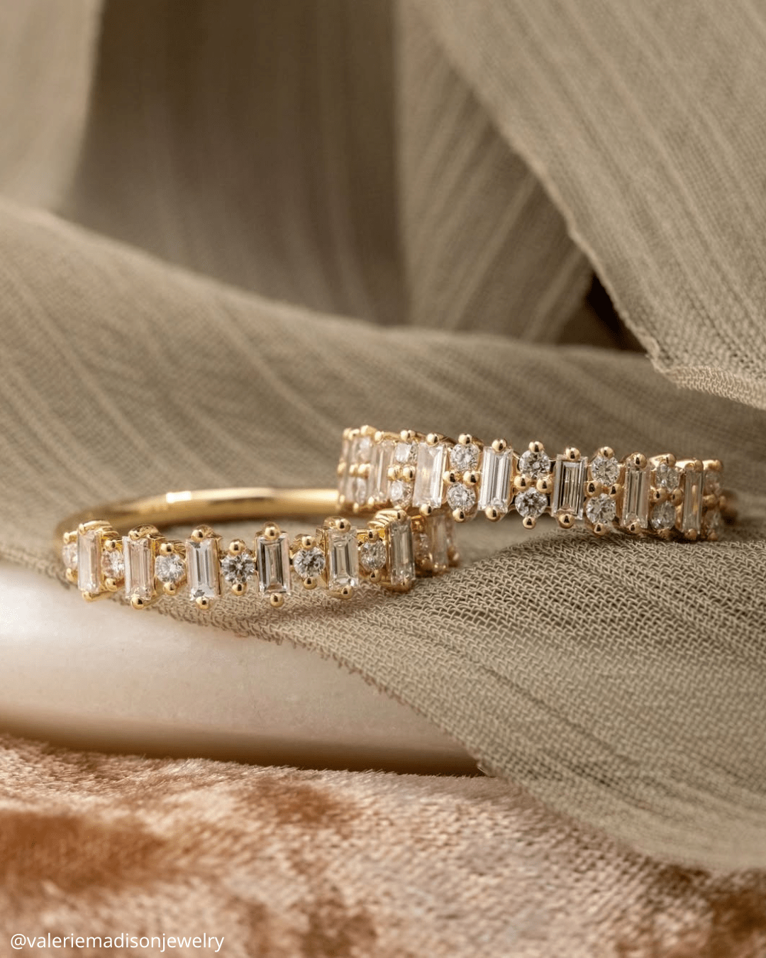 Three Stones Wedding Rings