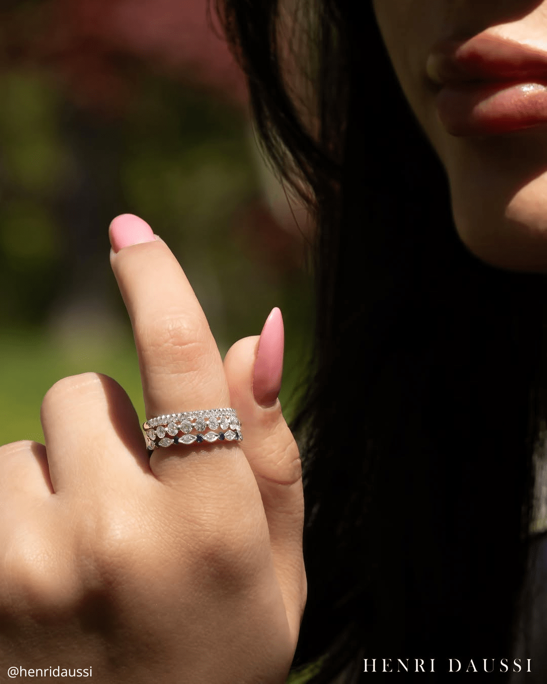 Three Stones Wedding Rings