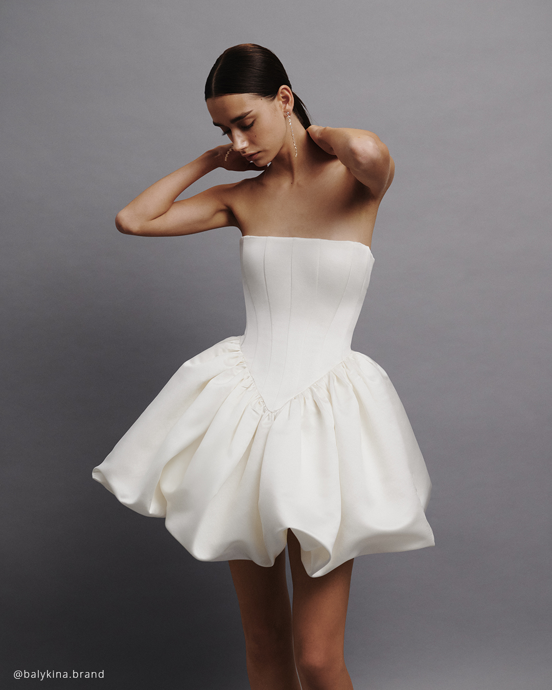 Bubble Hem Wedding Dresses