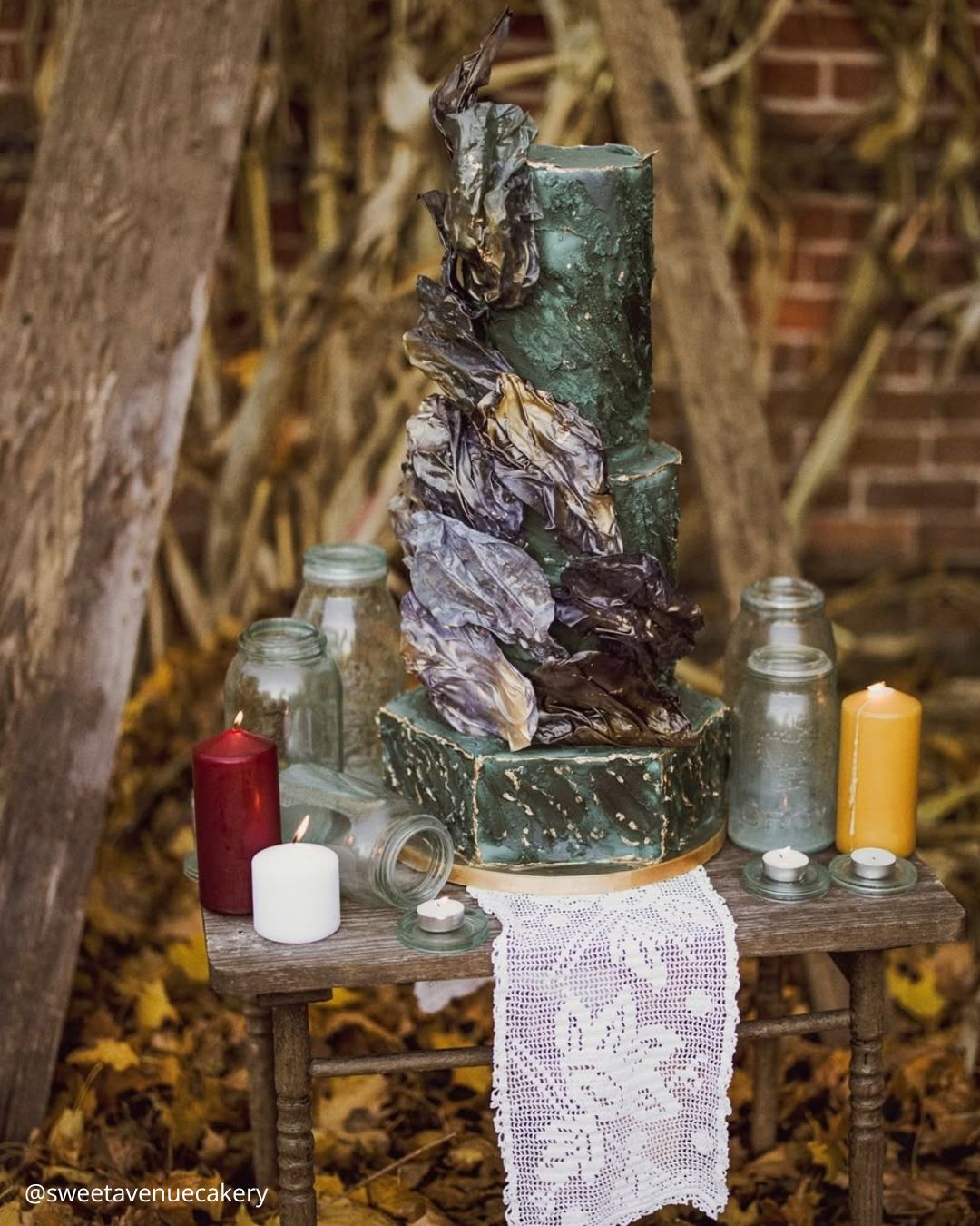 Halloween Wedding Cakes