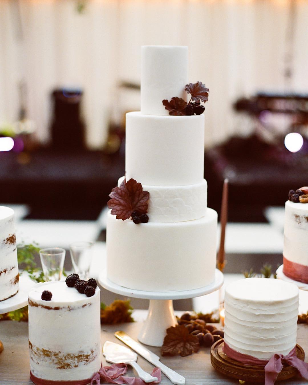 Woodland-Inspired Wedding Cakes