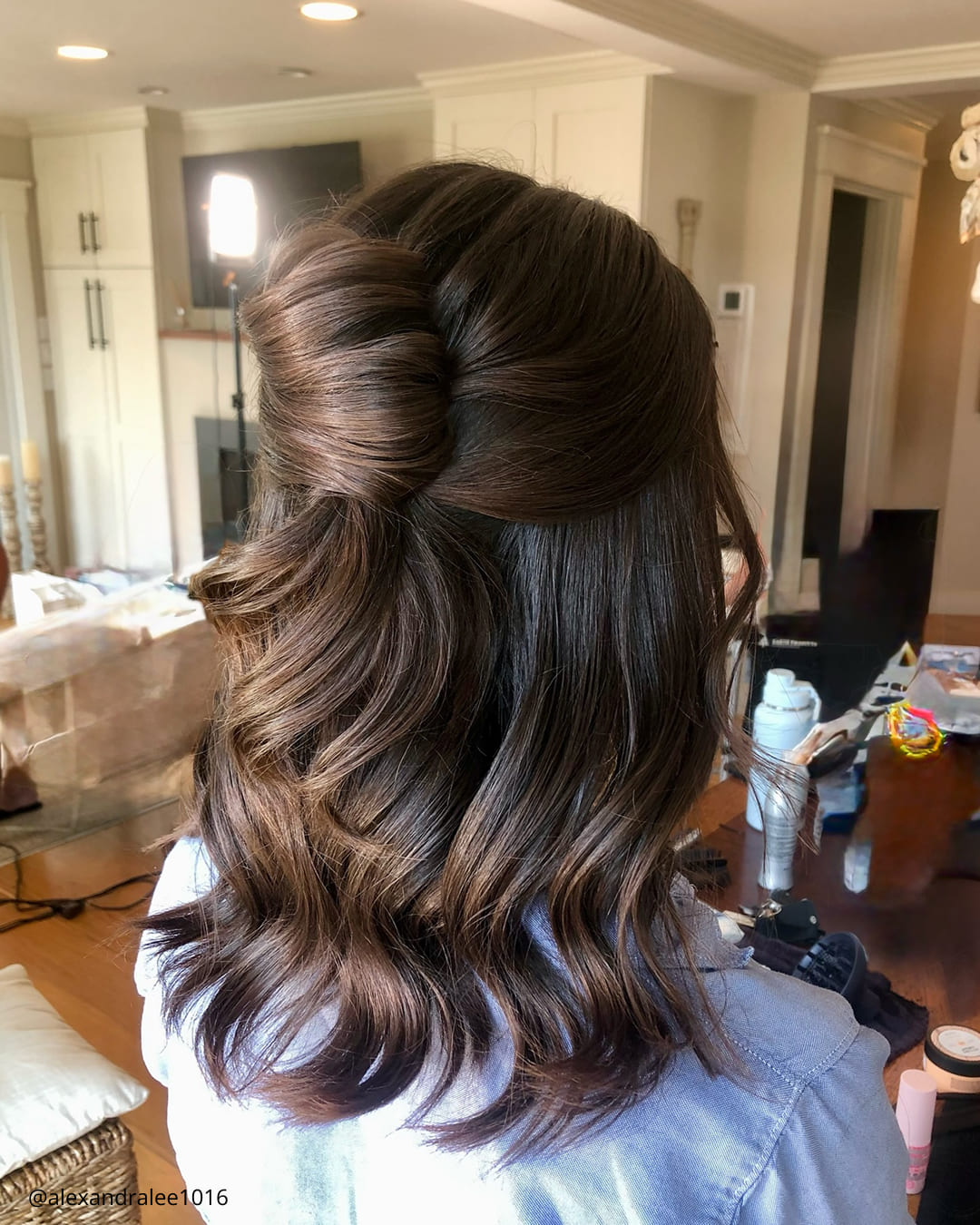 Half Up Half Down Wedding Hairstyles For Short Hair