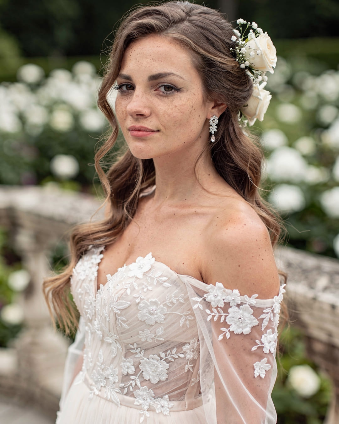 Half Up Half Down Wedding Hairstyles Straight Hair
