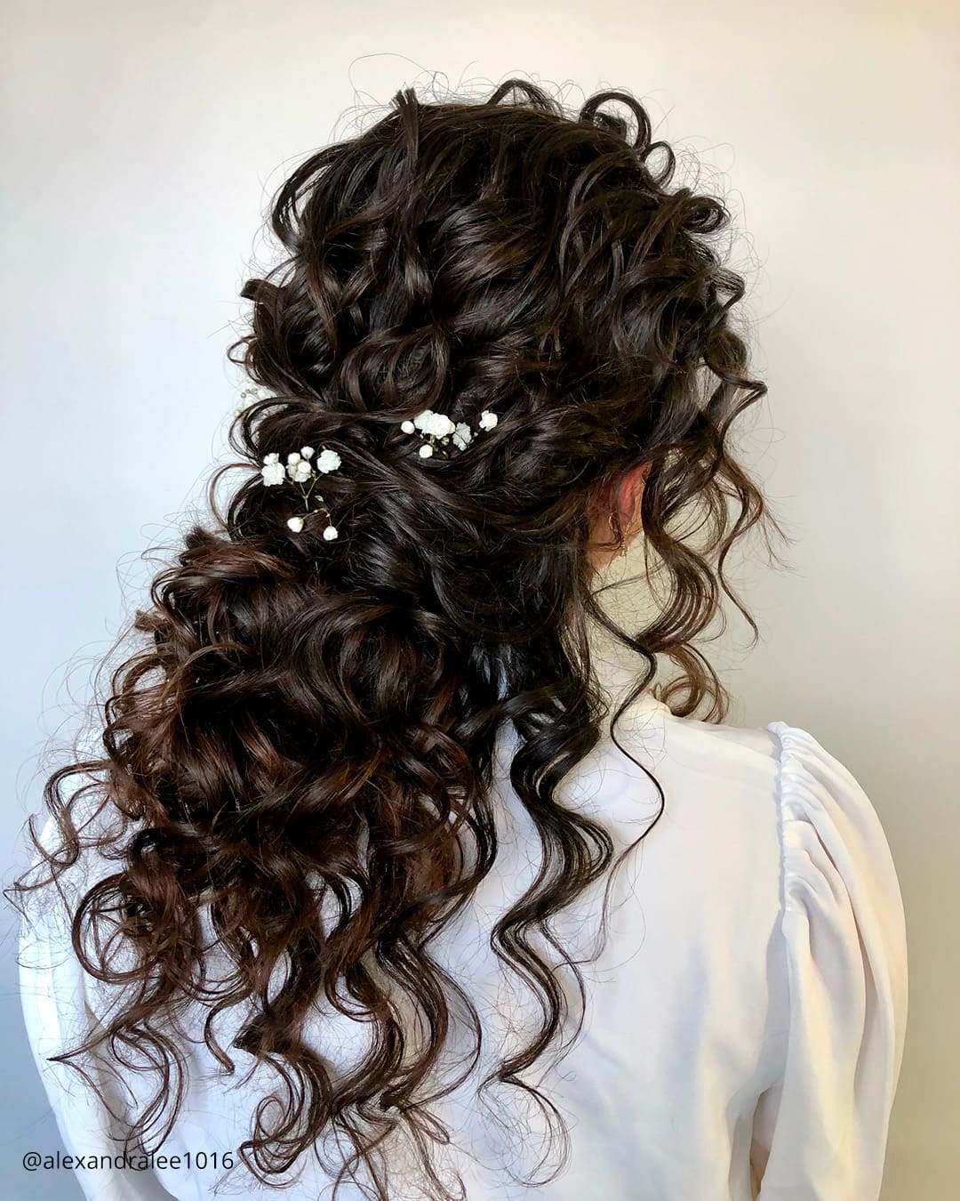 Boho Half Updo Wedding Hairstyles