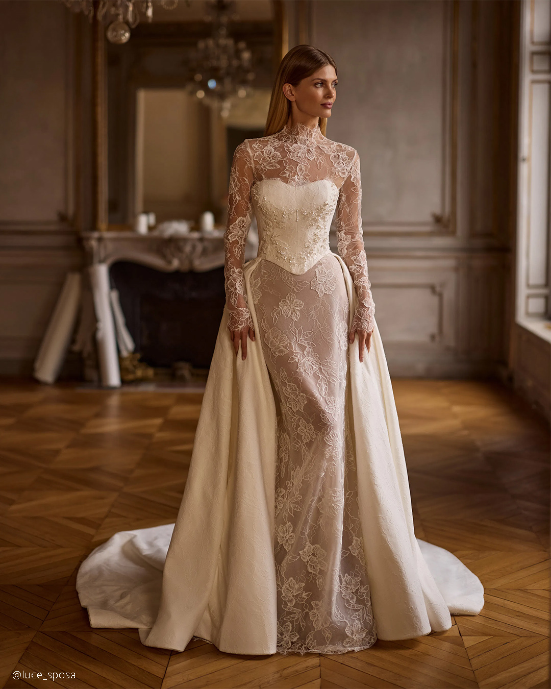 Illusion Wedding Dress Sleeves