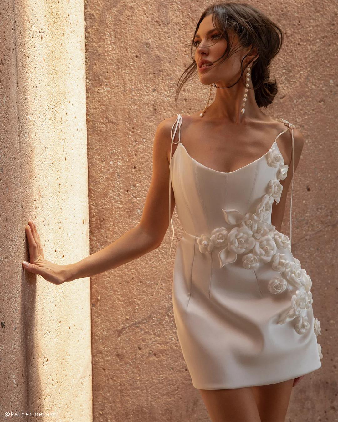 Eva Lendel Tea Length Wedding Dress