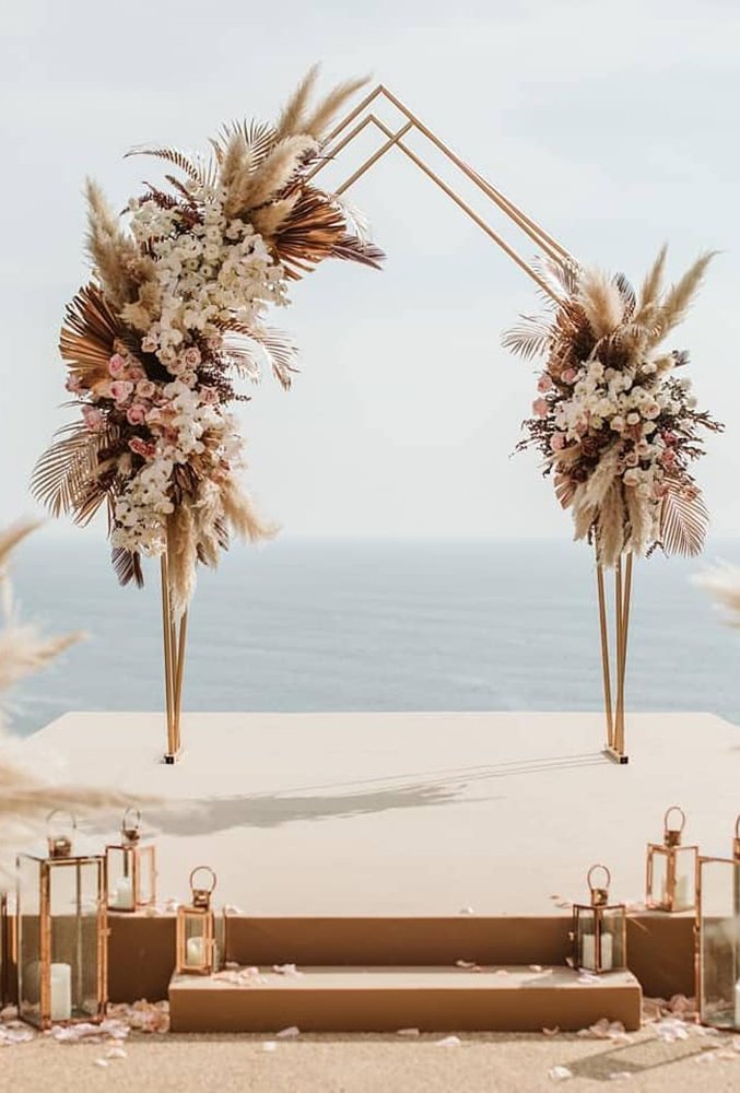 Tropical Wedding Decor For Ceremony