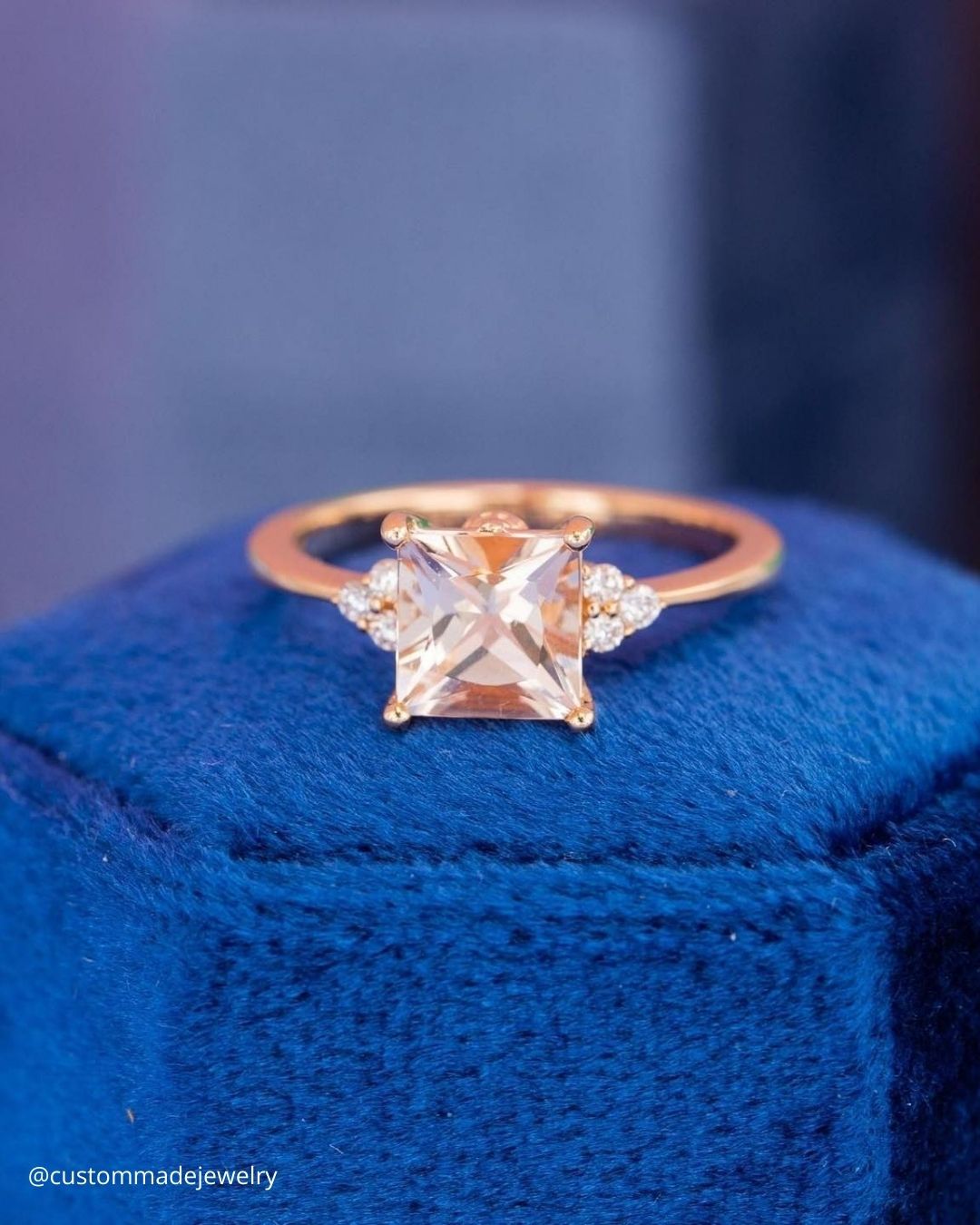 Princess Cut Solitaire Engagement Rings