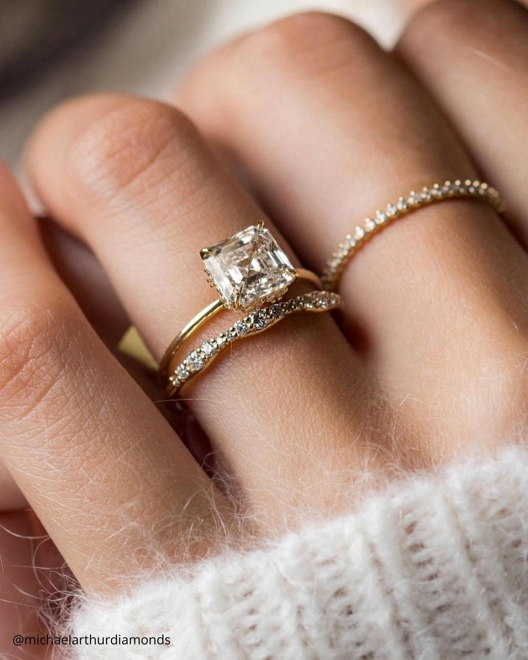 Princess Cut Solitaire Engagement Rings