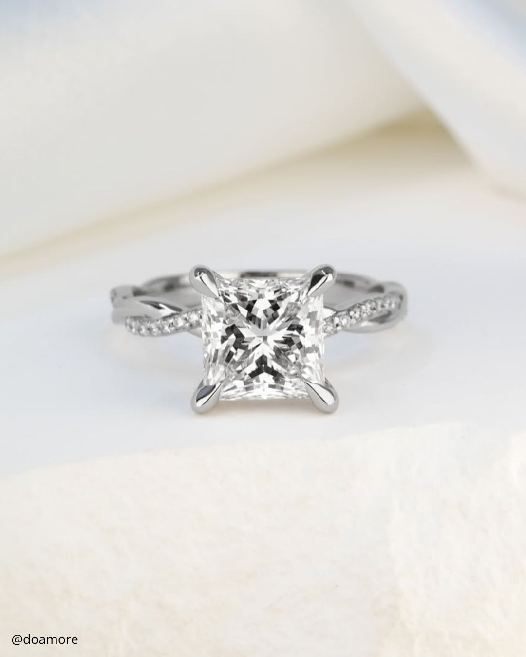 Unique And Modern Princess Cut Rings