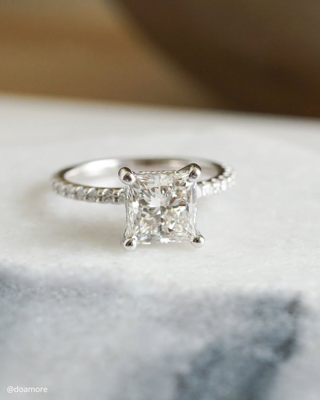 Unique And Modern Princess Cut Rings