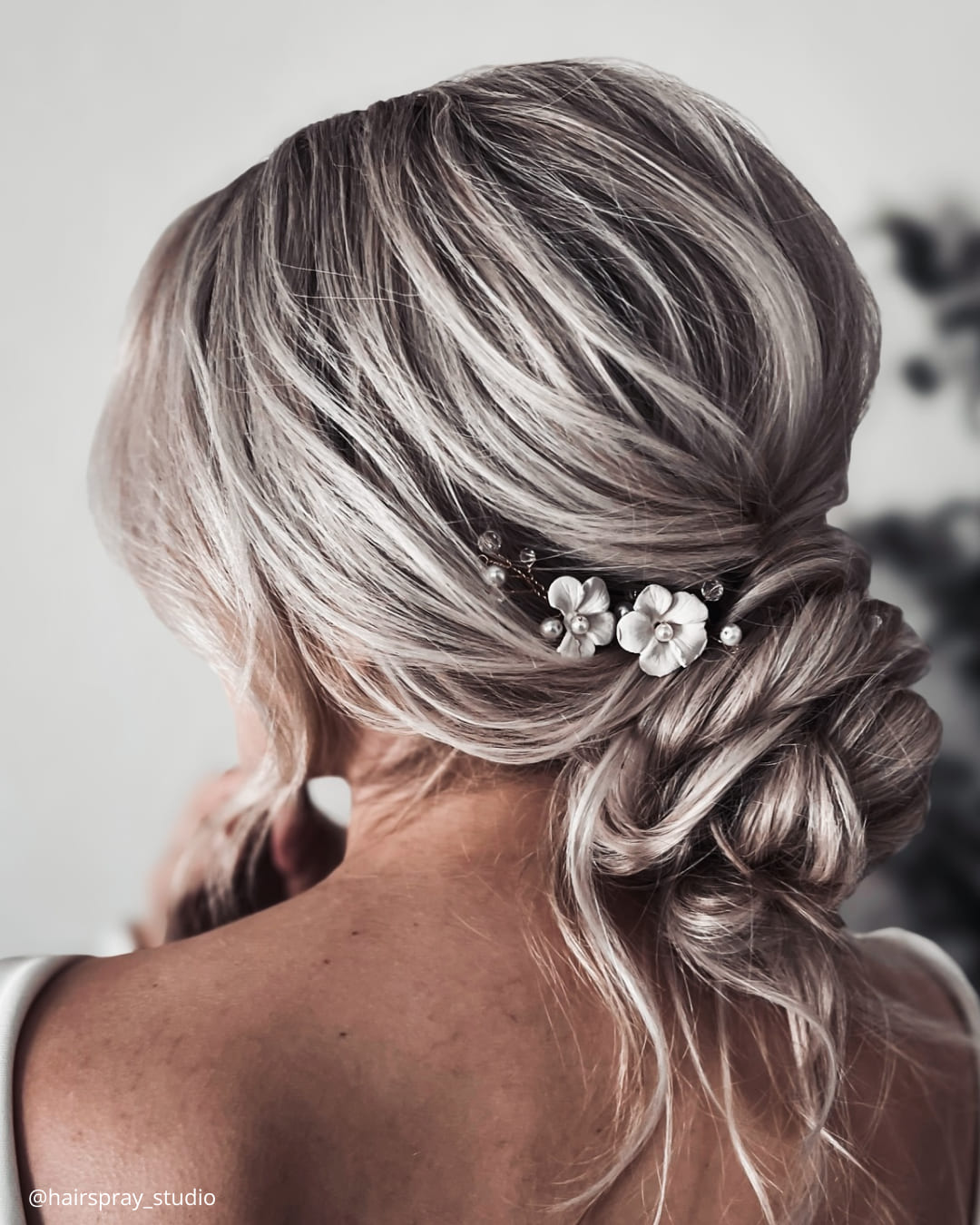 Classic Bun Wedding Hair Updo