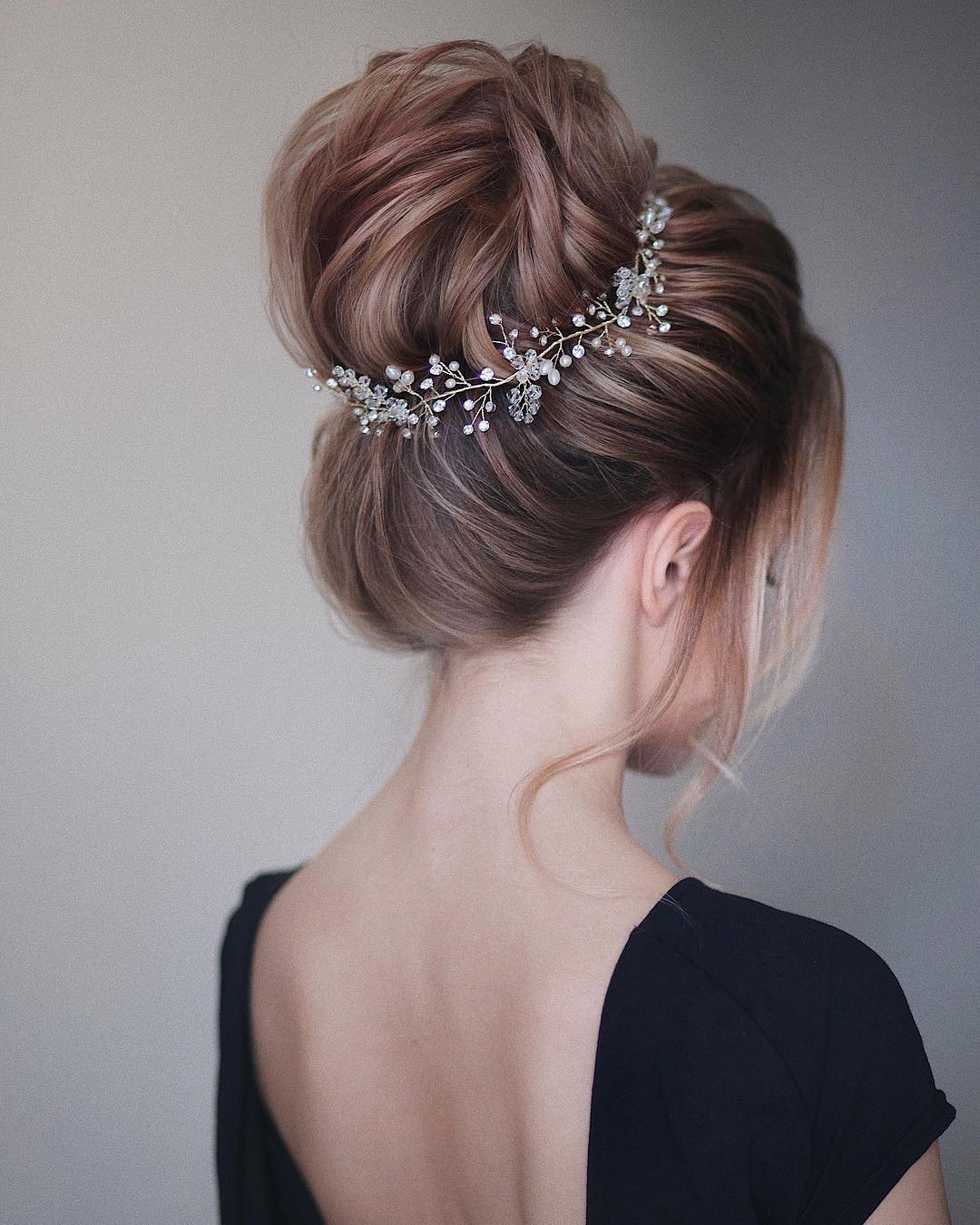 Curly Updo Wedding
