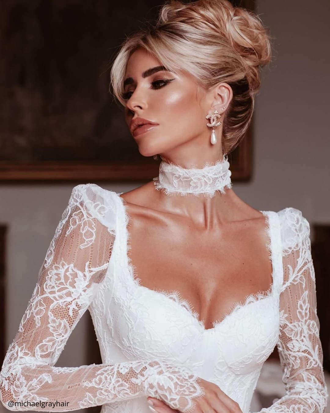 Wedding Hairstyles For Long Hair With Bangs