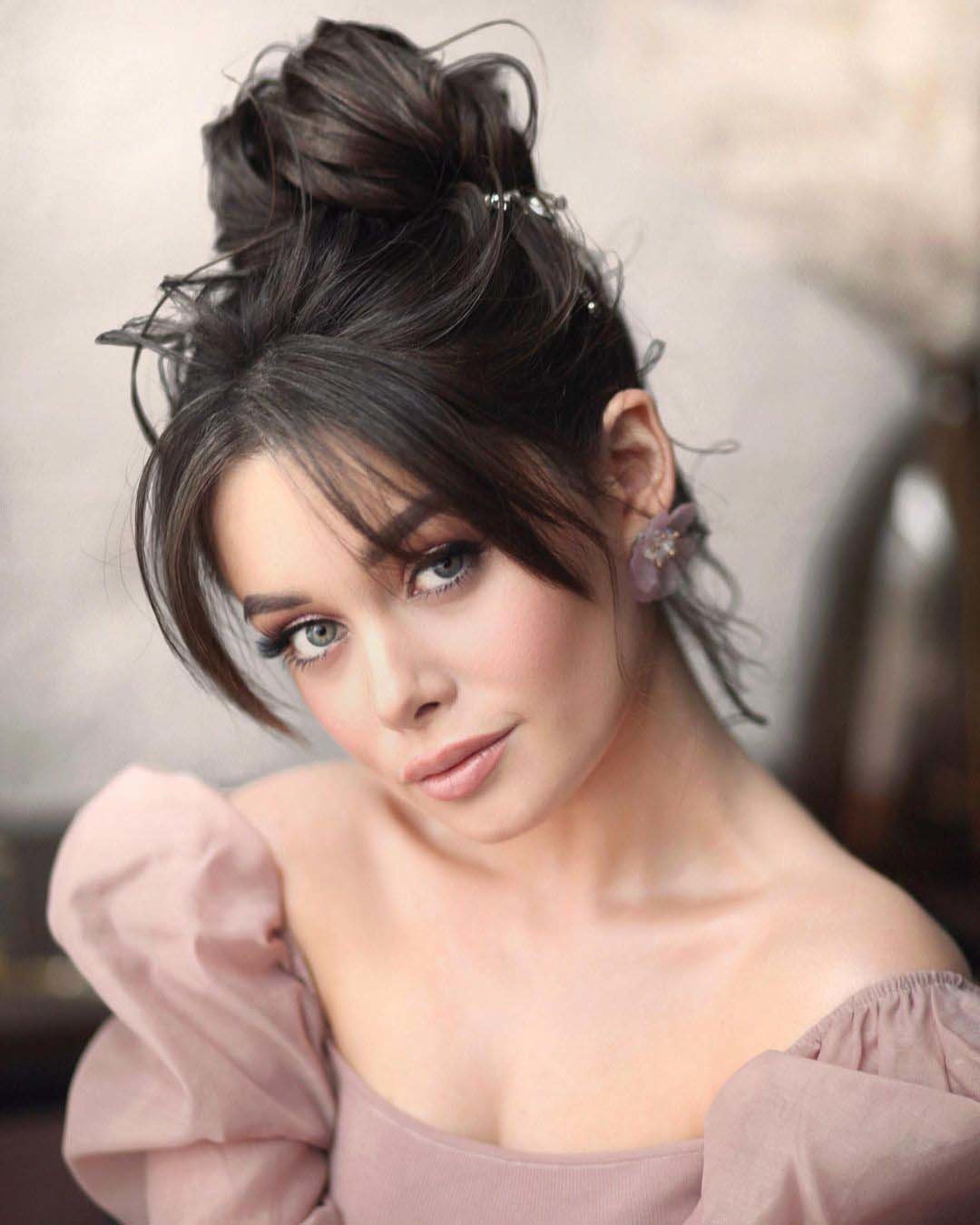 Wedding Hairstyles With Braids And Bangs