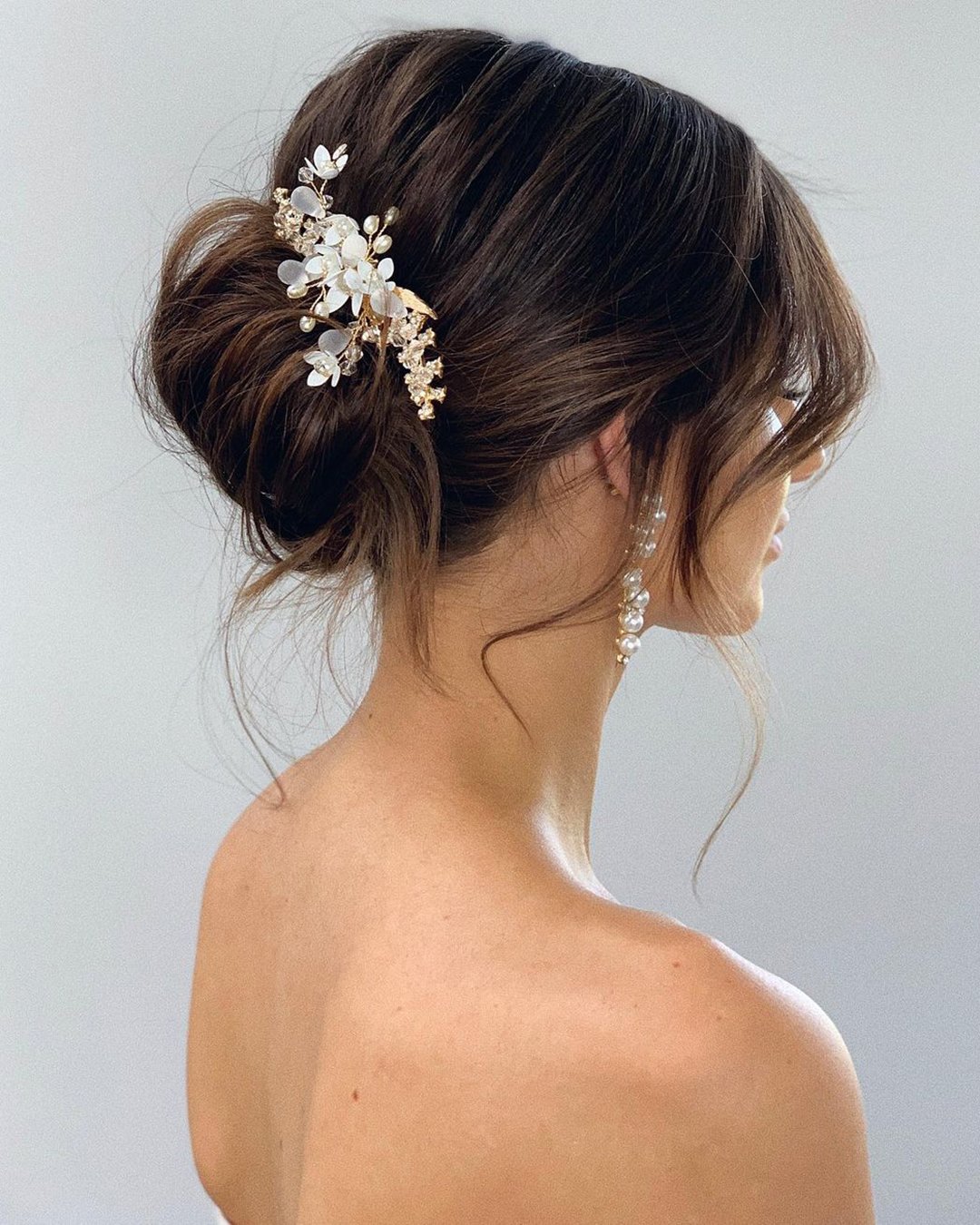 Wedding Hairstyles With Braids And Bangs