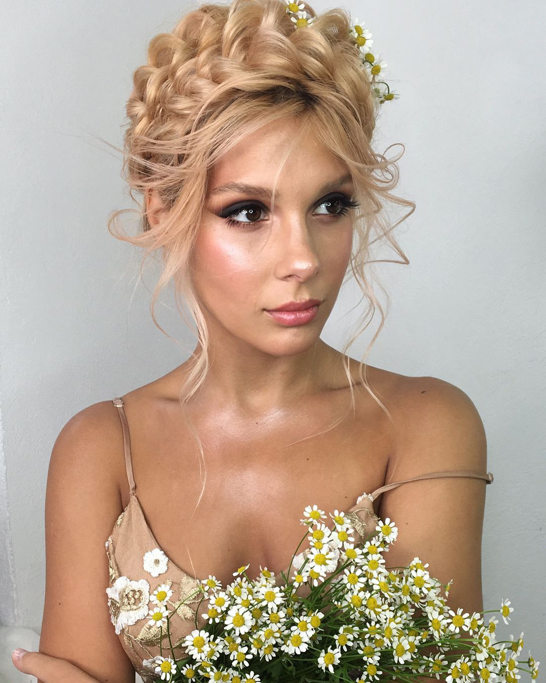 Half Up Half Down Hairstyles With Bangs