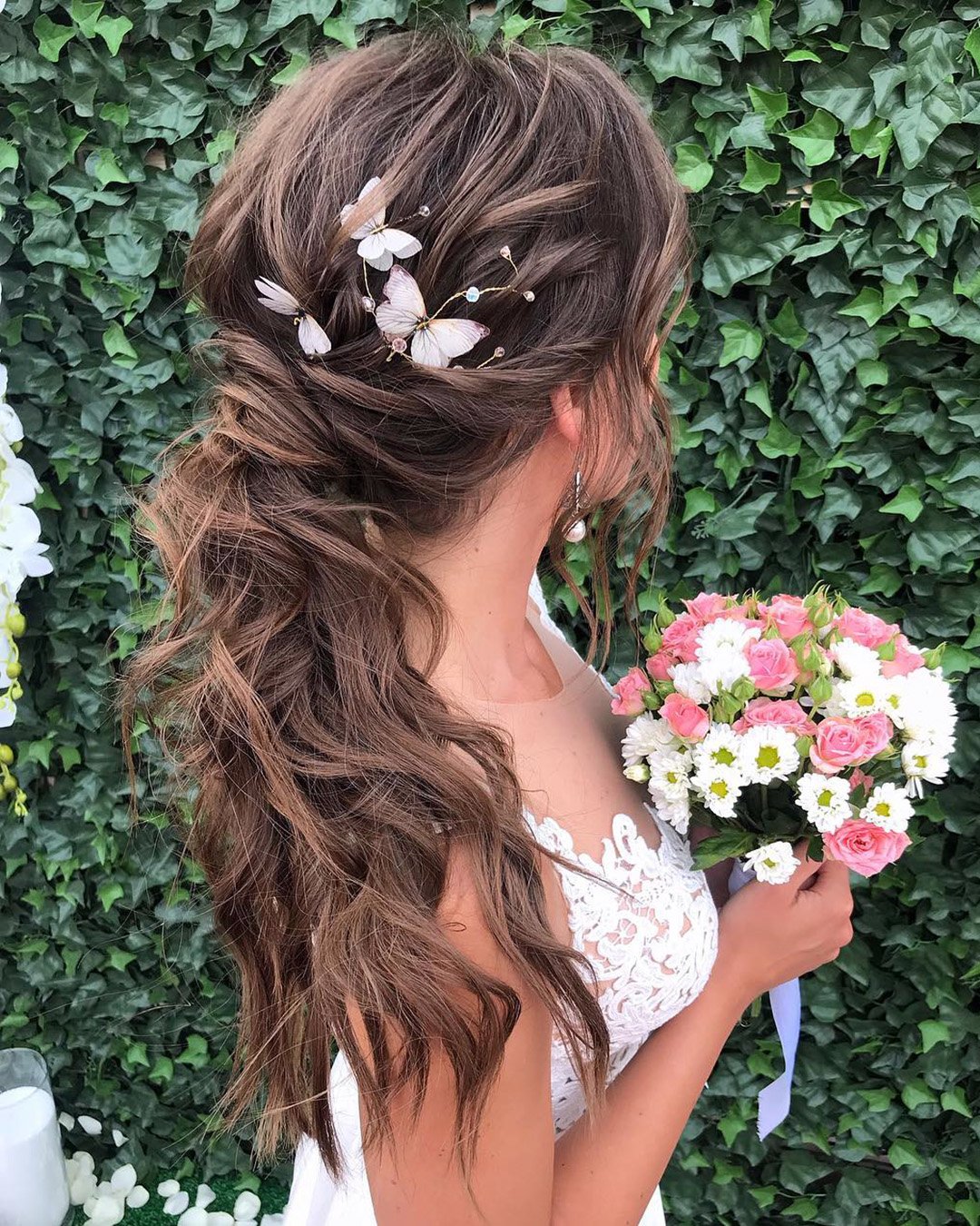 Twisted Bridal Ponytail
