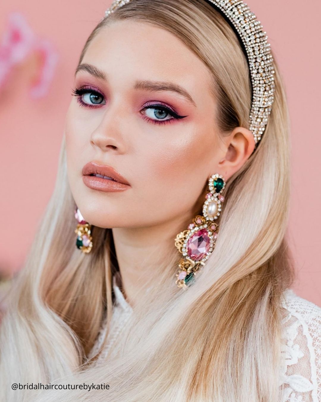 Elegant Bridal Makeup For Boho Wedding